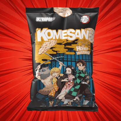 UltraPop Honey Mustard 60g (DemonSlayer) UltraPop - Komesan Reischips 60g (versch. Sorten)