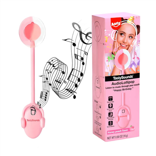 Tasty Sounds Honey Peach - Happy Birthday 🎂 TastySounds - Audio Lollipop (versch. Sorten)