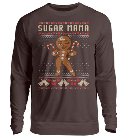 Shirtee Unisex Sweatshirt Hot Chocolate / XS UGLY SWEATER „Sugar Mama“  - Unisex Pullover
