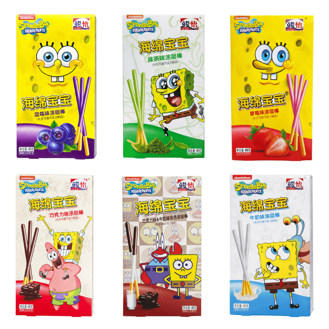 Junyi JUNYI - Spongebob Sticks 48g (versch. Sorten)