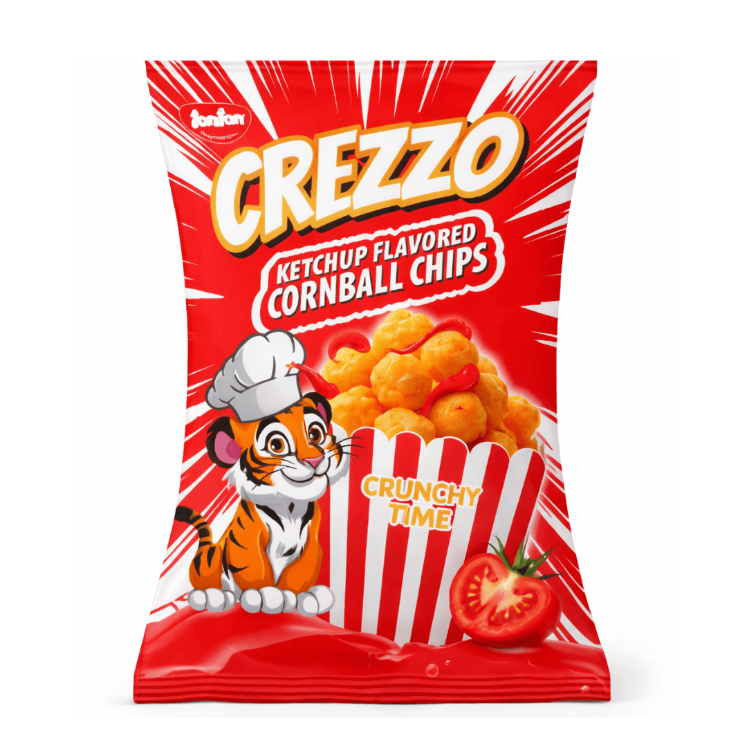 CandyPeak Ketchup 110g Crezzo - Cornball Chips 110g (versch. Sorten)