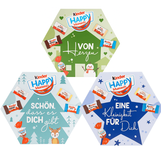 Kinder Kinder Happy Moments 161g (Geschenkbox mit versch. Sprüchen)