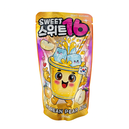 Sweet16 - Boissons Coréennes en Sachet 250ml (divers parfums) – Ade coréen à la poire 200ml