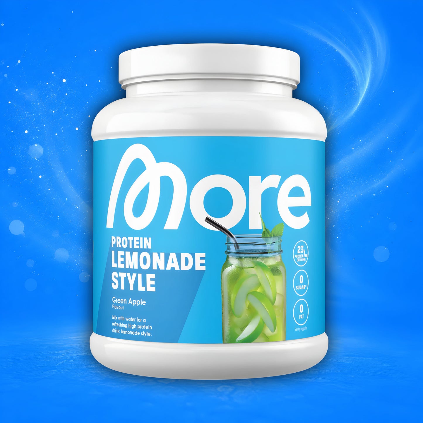 More Nutrition Lemonade Style Green Apple 600g More Nutrition Clear Whey Proteinlimonade 600g (versch. Sorten)