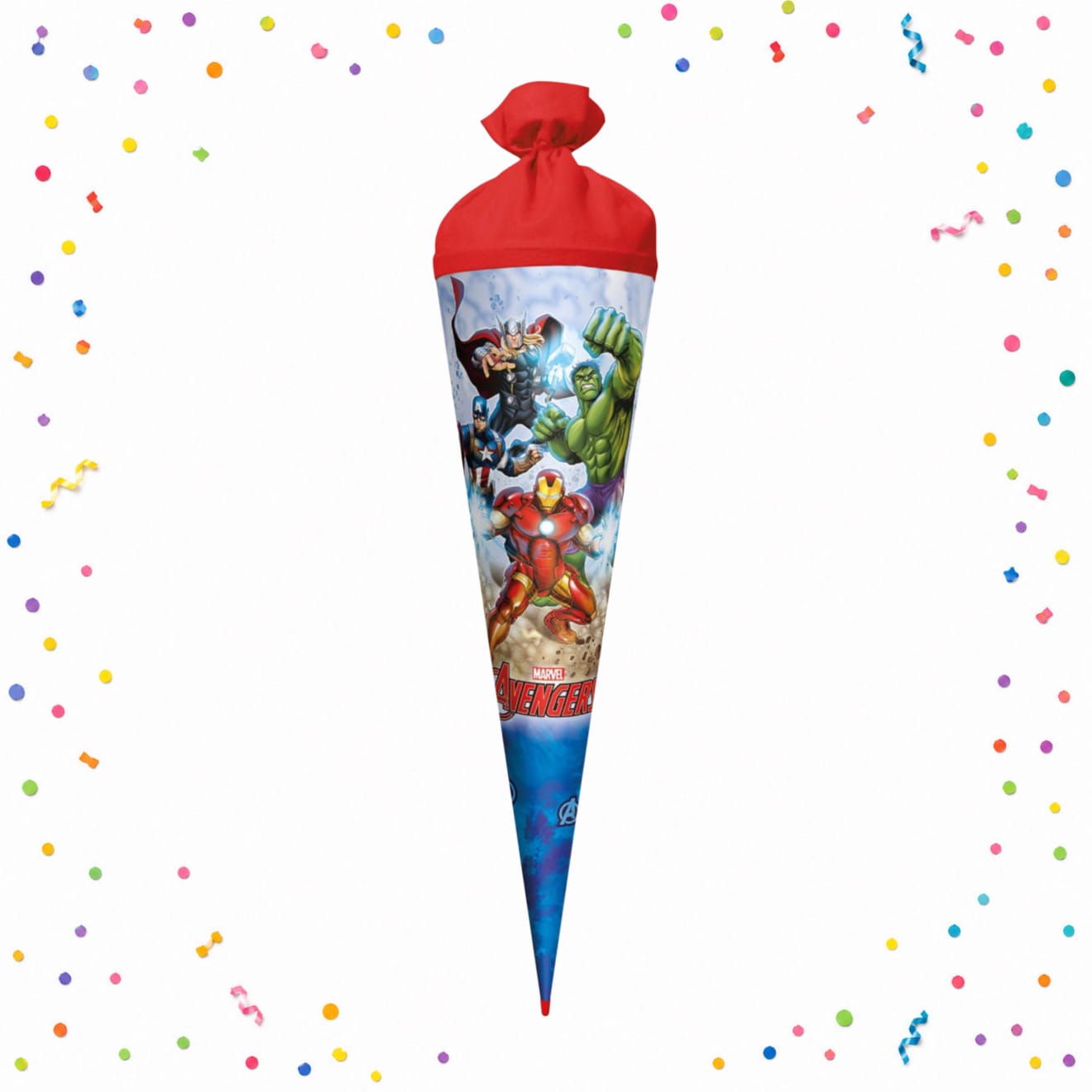 CandyPeak Marvel Avengers 70cm Gefüllte Schultüte zur Einschulung/zum Verschenken (31 Artikel aus aller Welt)