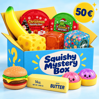 CandyPeak Maxi Squishy Box Squishy Squeeze Mystery Trend Box mit den beliebtesten Squishy Produkten (versch. Varianten)