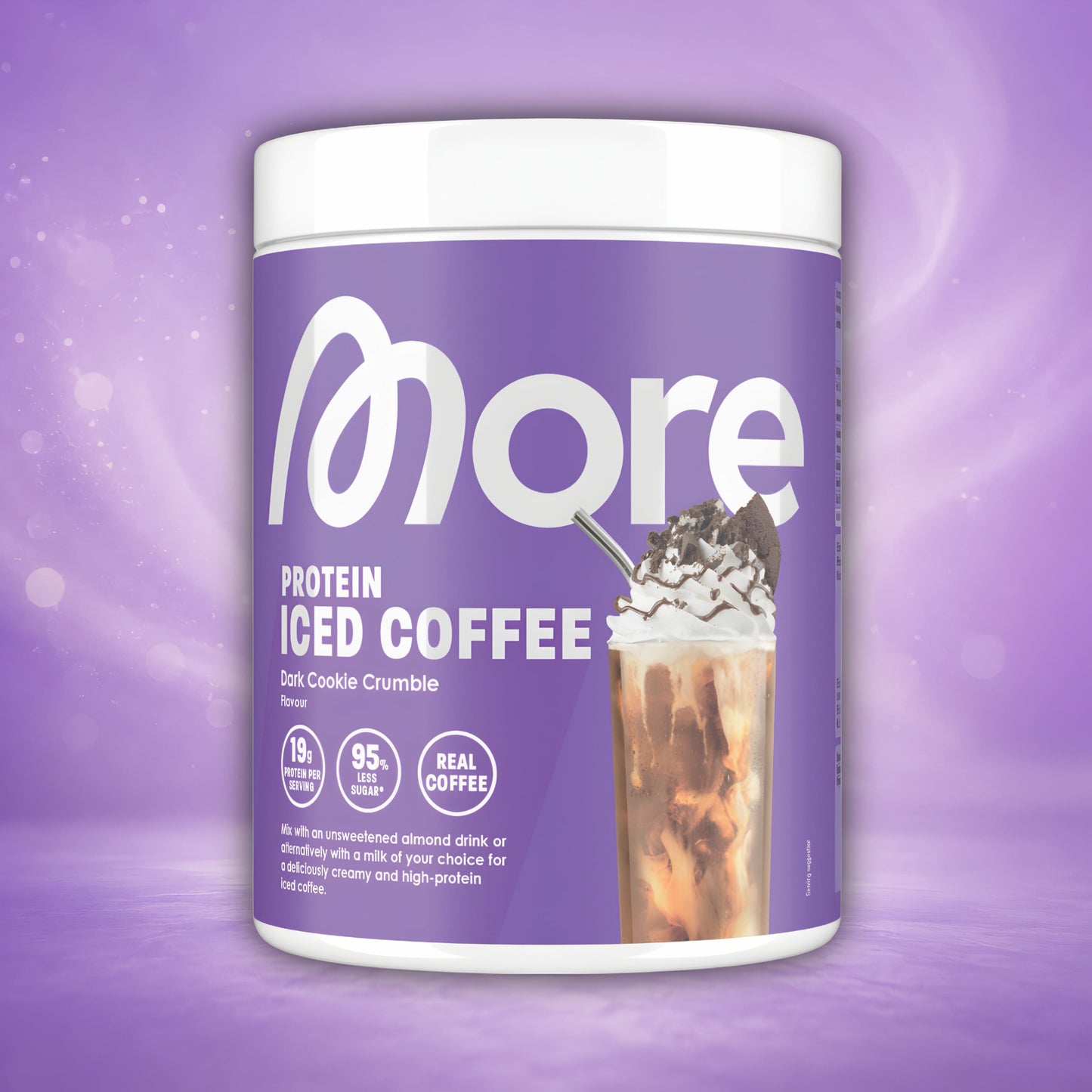 More Nutrition More Nutrition Protein Iced Coffee Dark Cookie Crumble 300g