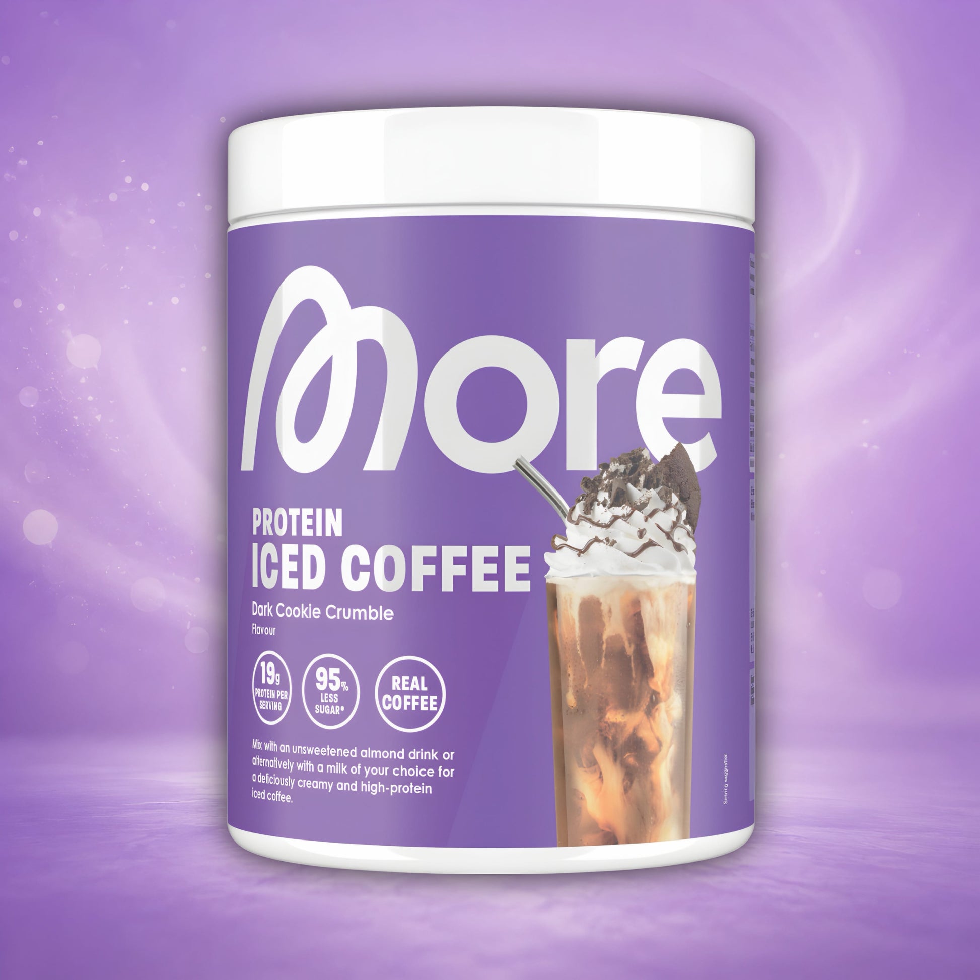 More Nutrition More Nutrition Protein Iced Coffee Dark Cookie Crumble 300g
