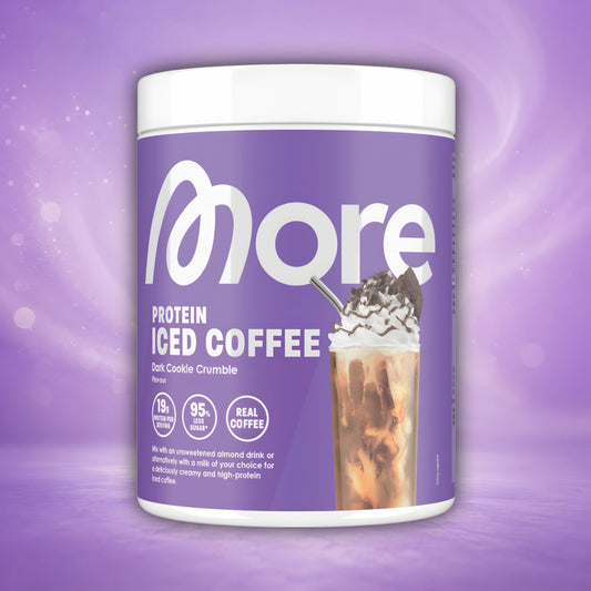 More Nutrition More Nutrition Protein Iced Coffee Dark Cookie Crumble 300g
