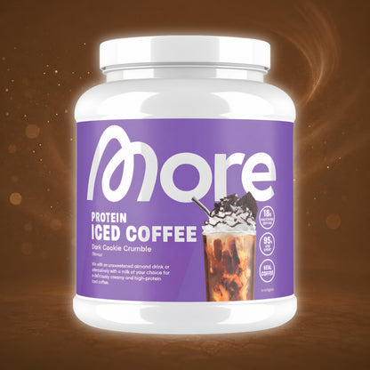 More Nutrition More Nutrition Protein Iced Coffee Dark Cookie Crumble 500g
