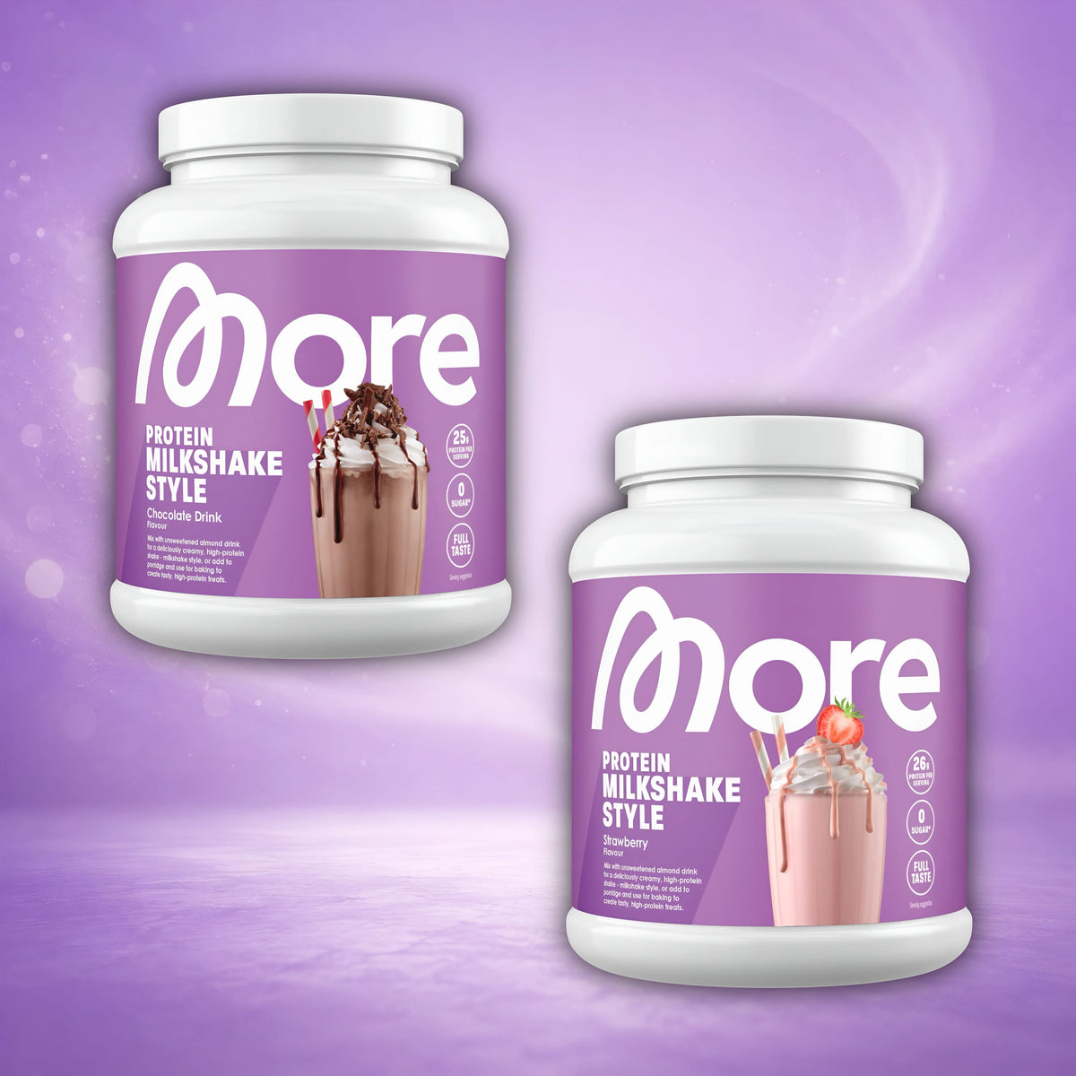 More Nutrition More Nutrition Protein Milkshake Style Drink 600g/360g (versch. Sorten)