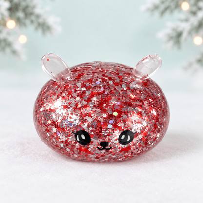 CandyPeak Mystery Squishy Buns, 100% Glitter garantiert (Christmas Edition)