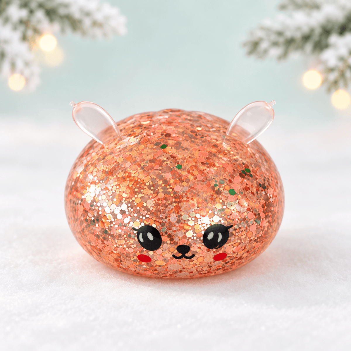 CandyPeak Mystery Squishy Buns, 100% Glitter garantiert (Christmas Edition)