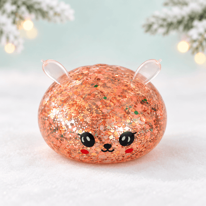 CandyPeak Mystery Squishy Buns, 100% Glitter garantiert (Christmas Edition)