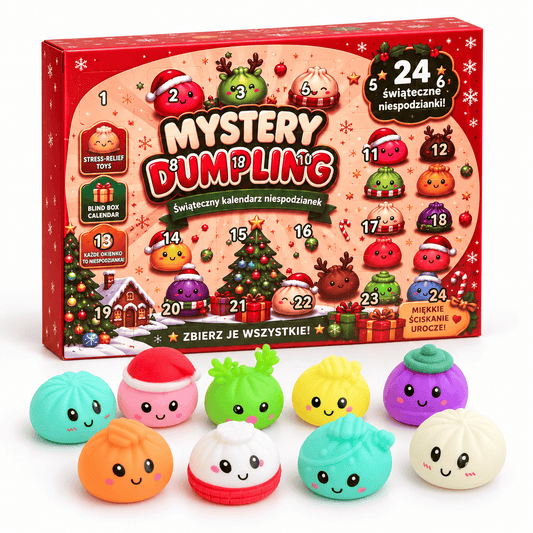 CandyPeak Mystery Squishy Dumpling Adventskalender 2026 (24 Türen mit Mini Dumpling Überraschungen)