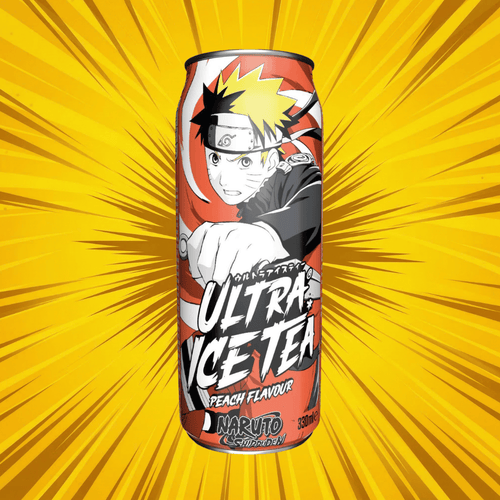 UltraPop - Anime Ice Tea Peach 330ml (versch. Editionen) – Naruto Uzumaki 330ml (Naruto)