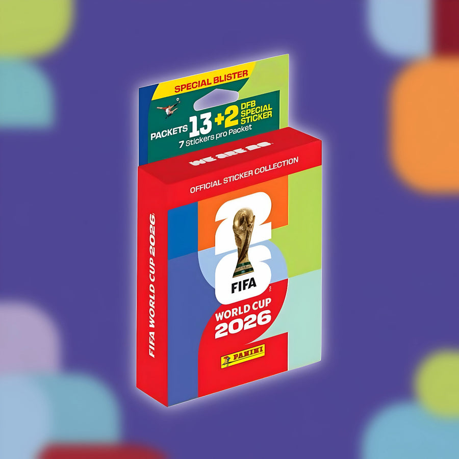 Panini Panini FIFA World Cup WM 2026 Sammelsticker Eco Blister Pack XL (13 Packs + 2x DFB Special Sticker)