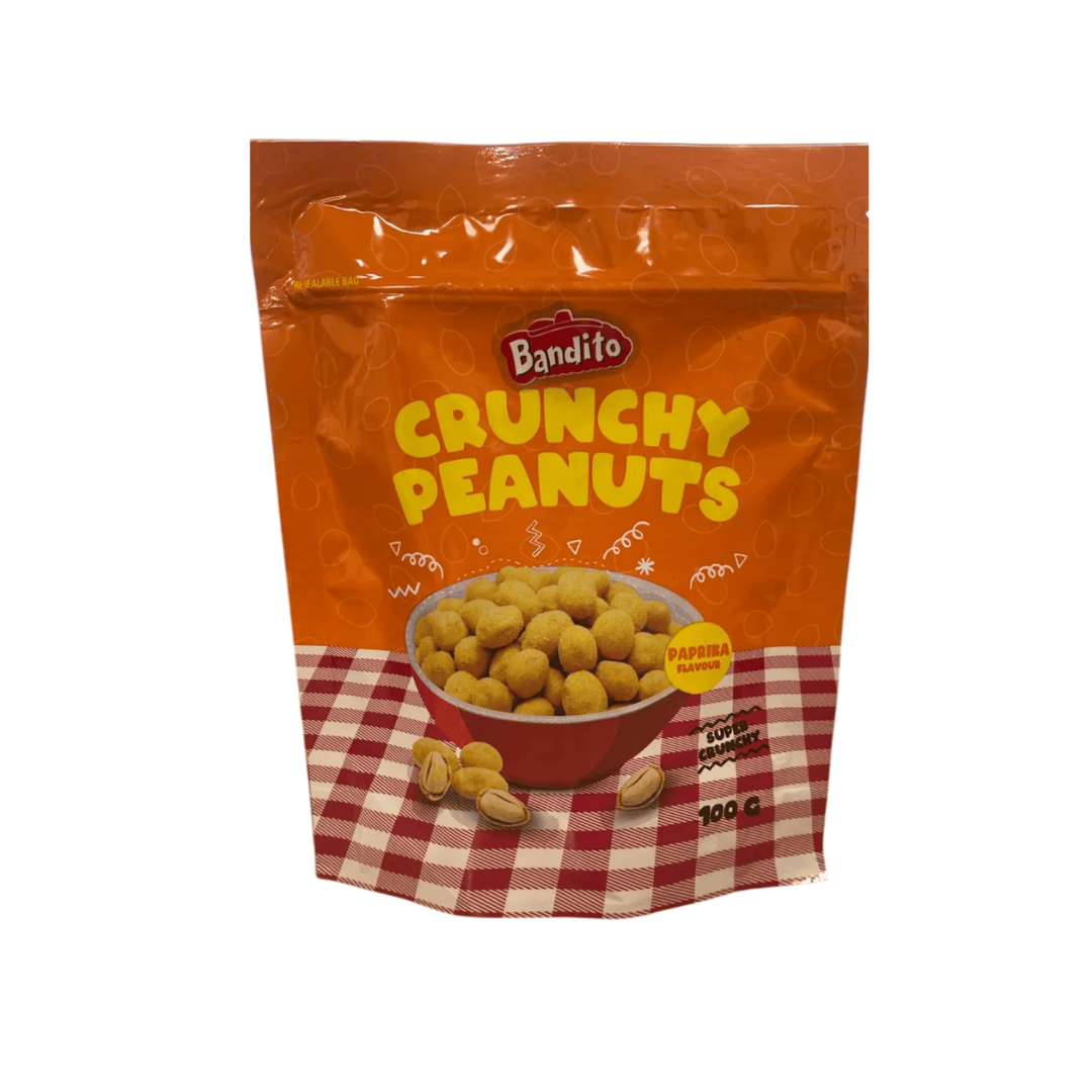 Bandito Paprika 100g Bandito - Crunchy Peanuts 100g (versch. Sorten)