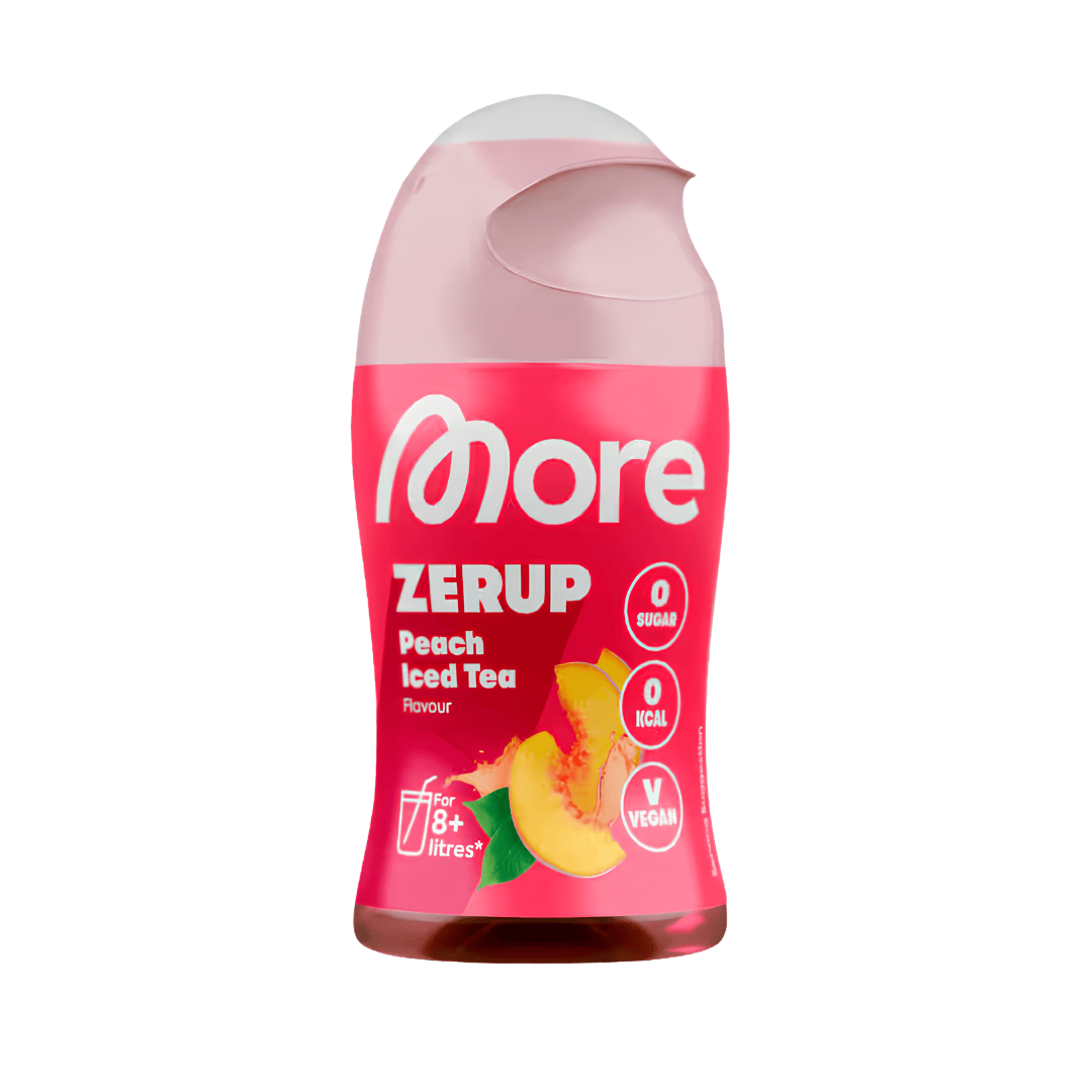 More Nutrition Peach Iced Tea 65ml More Nutrition Zerup 65ml (versch. Sorten) / Sirup für mehr als 8L Getränke