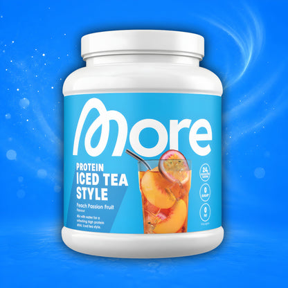 More Nutrition Peach Passionfruit 600g More Nutrition Clear Whey Proteinlimonade 600g (versch. Sorten)