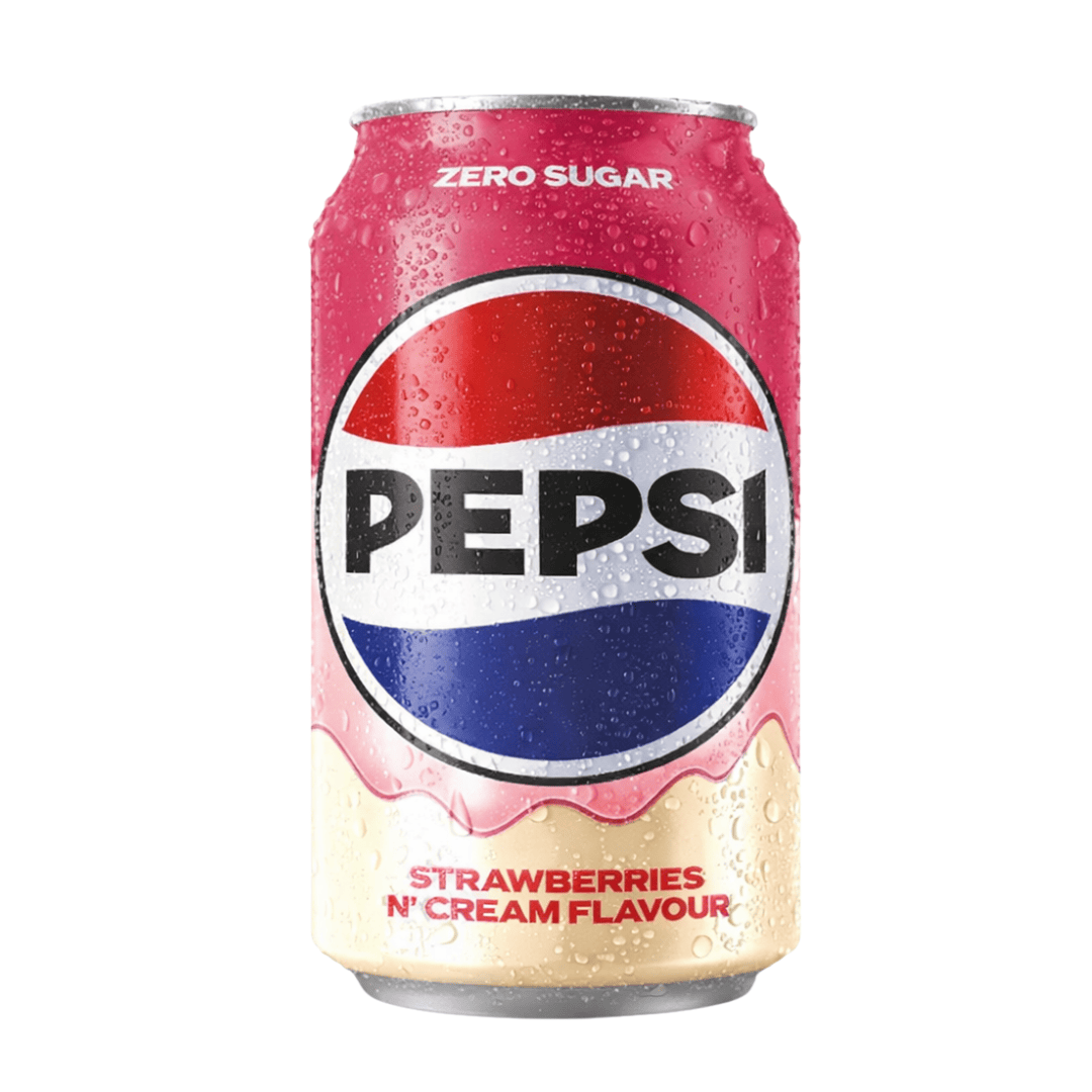 Pepsi Pepsi - Strawberries & Cream Zero 330ml