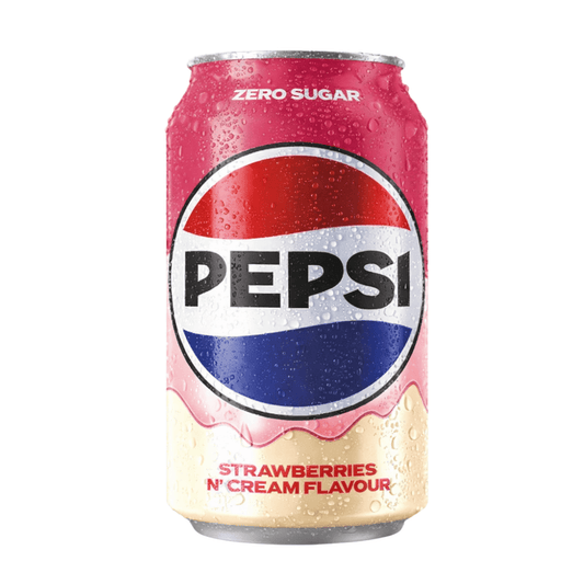 Pepsi Pepsi - Strawberries & Cream Zero 330ml