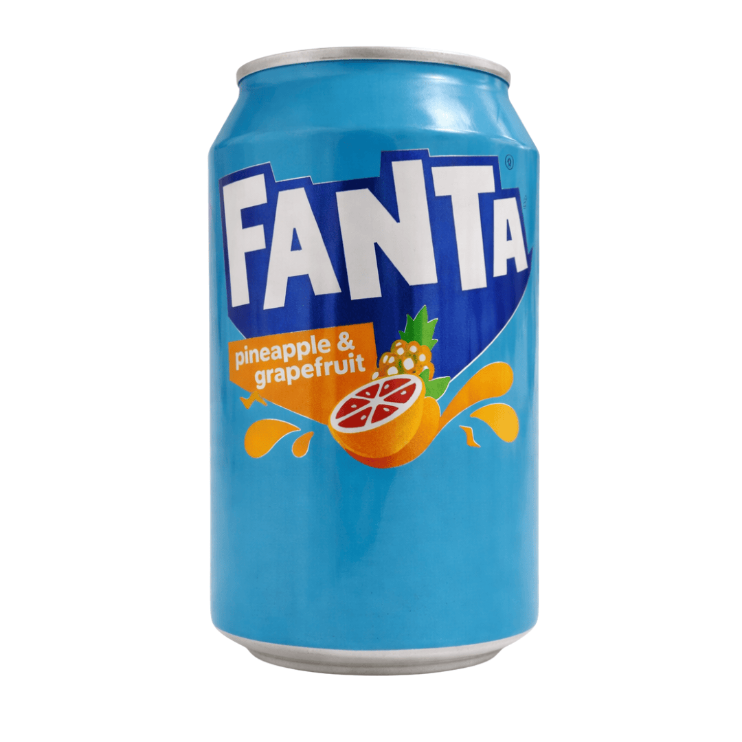 Fanta Pineapple & Grapefruit 330ml Fanta 330ml UK Edition (versch. Sorten)