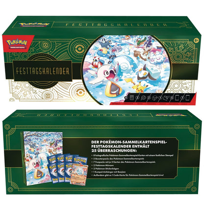 Pokemon Pokémon Sammelkartenspiel Adventskalender 2025 DEUTSCH (25 Überraschungen)