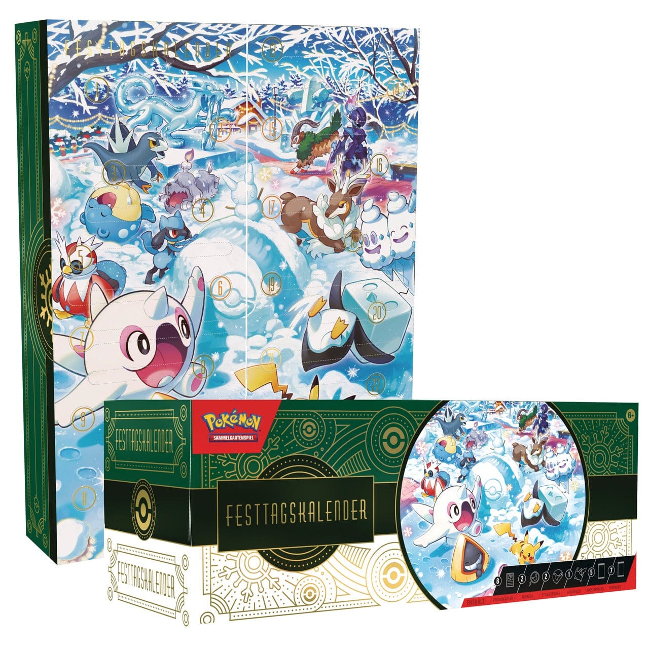 Pokemon Pokémon Sammelkartenspiel Adventskalender 2025 DEUTSCH (25 Überraschungen)