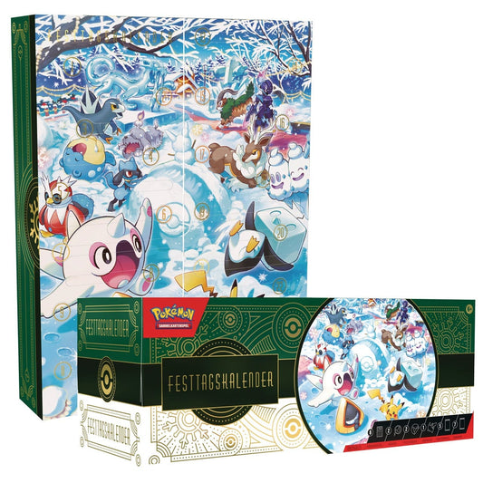 Pokemon Pokémon Sammelkartenspiel Adventskalender 2025 DEUTSCH (25 Überraschungen)