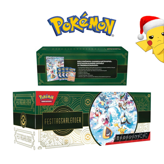 Pokemon Pokémon Sammelkartenspiel Adventskalender 2025 DEUTSCH (25 Überraschungen)