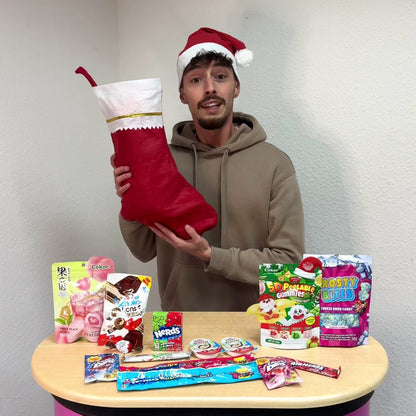 Gefüllter Nikolausstiefel (12 Süßigkeiten aus aller Welt)