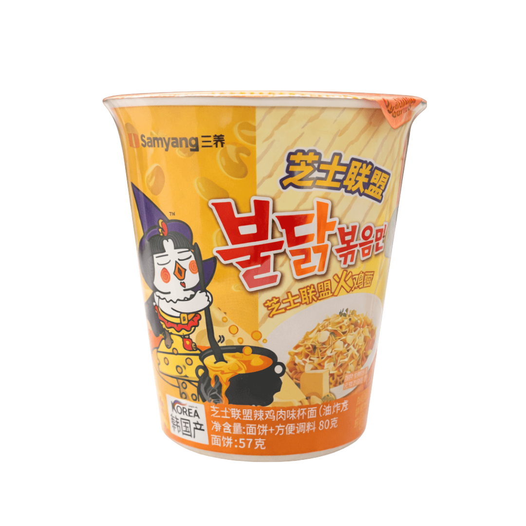 SamYang Quattro Cheese Cup 80g Samyang - Buldak Cup 80g (versch. Sorten)
