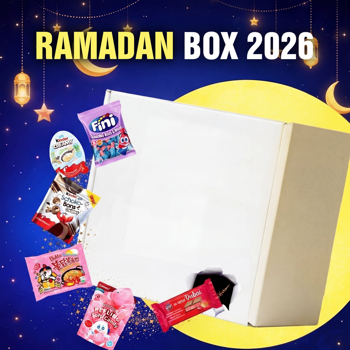 CandyPeak Ramadan-Box 2026 (Snacks und Getränke aus aller Welt / Halal/Vegan)