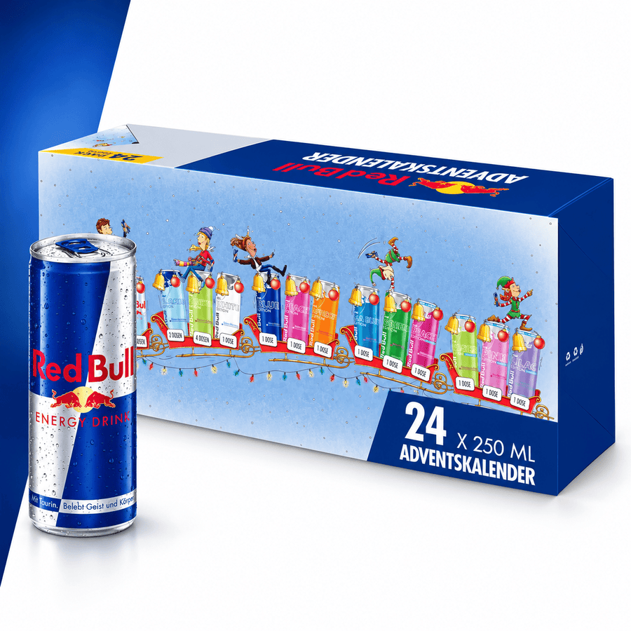 RedBull Adventskalender 2026 (24 Türen inkl. Pistachio Winter Edition)