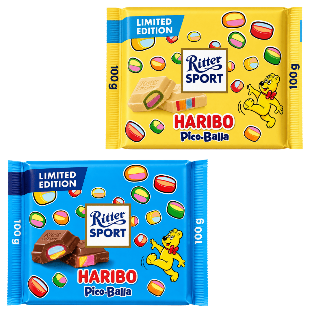 Haribo RitterSport X Haribo Pico-Balla Schokolade 100g Limited Edition (versch. Sorten)