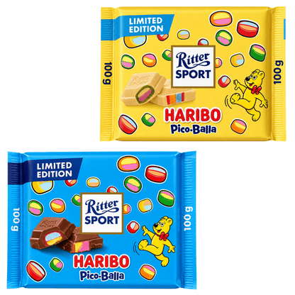 Haribo RitterSport X Haribo Pico-Balla Schokolade 100g Limited Edition (versch. Sorten)