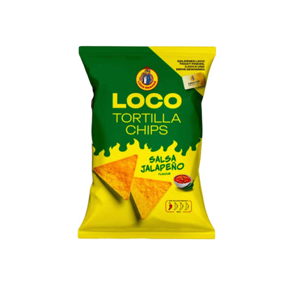 Loco Snacks Salsa Jalapeno 100g LOCO by Luciano Tortilla Chips 100g