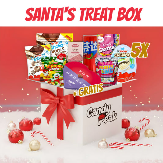 CandyPeak Santa‘s Treat Box (+gratis Milka „Von Herzen“ Pralinés)
