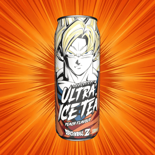 UltraPop - Anime Ice Tea Peach 330ml (versch. Editionen) – Son-Goku 330ml (DragonBallZ)