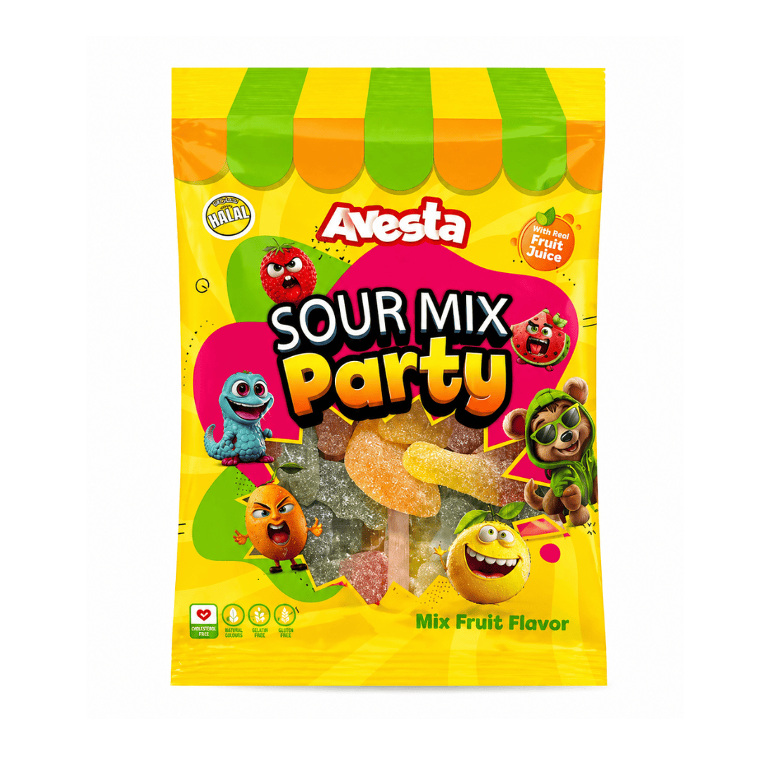 CandyPeak Sour Mix Party 80g Avesta - Fruchtgummis 80g (versch. Sorten)