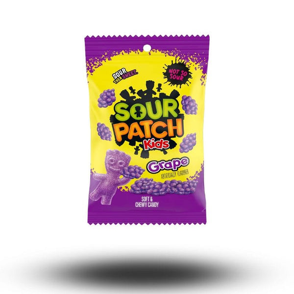 Sour Patch Kids Grape 101 g – Saure Weintrauben Fruchtgummis | US-Candy Special Edition (MHD 12/2024)