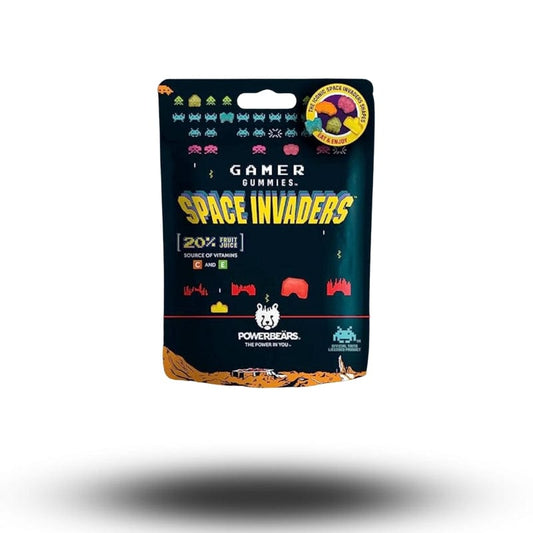 Powerbeärs Space Invaders Gamer Gummies 50g