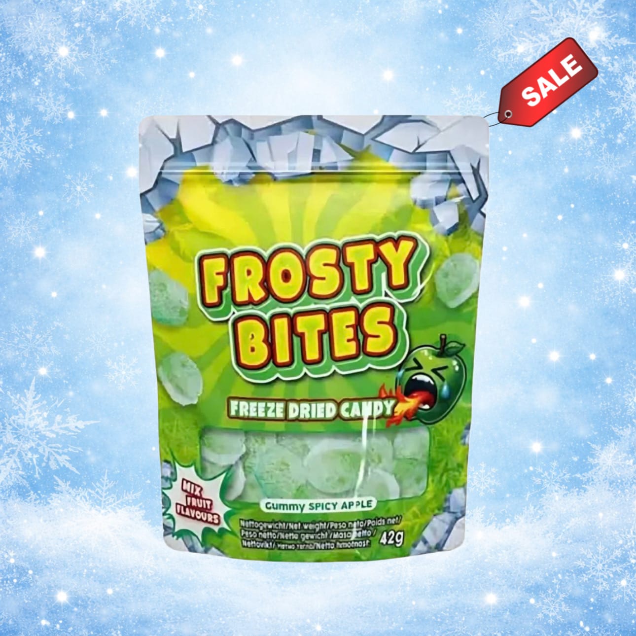 Frosty Bites Spicy Apple 50g Gefriergetrocknete Frosty Bites 50g (versch. Sorten)
