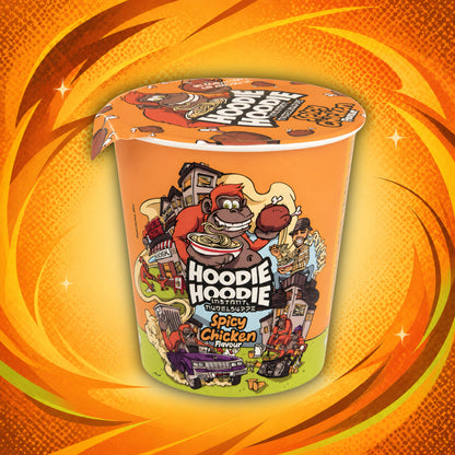 CandyPeak Spicy Chicken 67g Hoodie Hoodie Instant-Nudelsuppe by Aymen 68g (versch. Sorten)