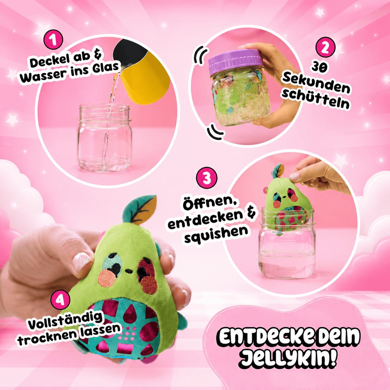 CandyPeak Spin Master - Magic Jellykins (Sammelplüschfreunde die im Wasser erscheinen, TikTok Hype)