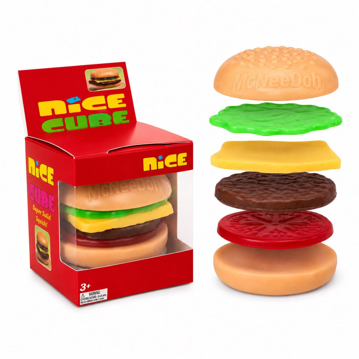 CandyPeak 🎁 Squishy Squeeze Burger Anti Stress (6-teilig) (100% off)