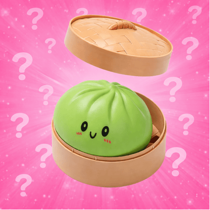 CandyPeak Squishy Squeeze Dumpling Buns - Mystery Trend, Anti Stress Spielzeug 10cm (zufällige Farbe)