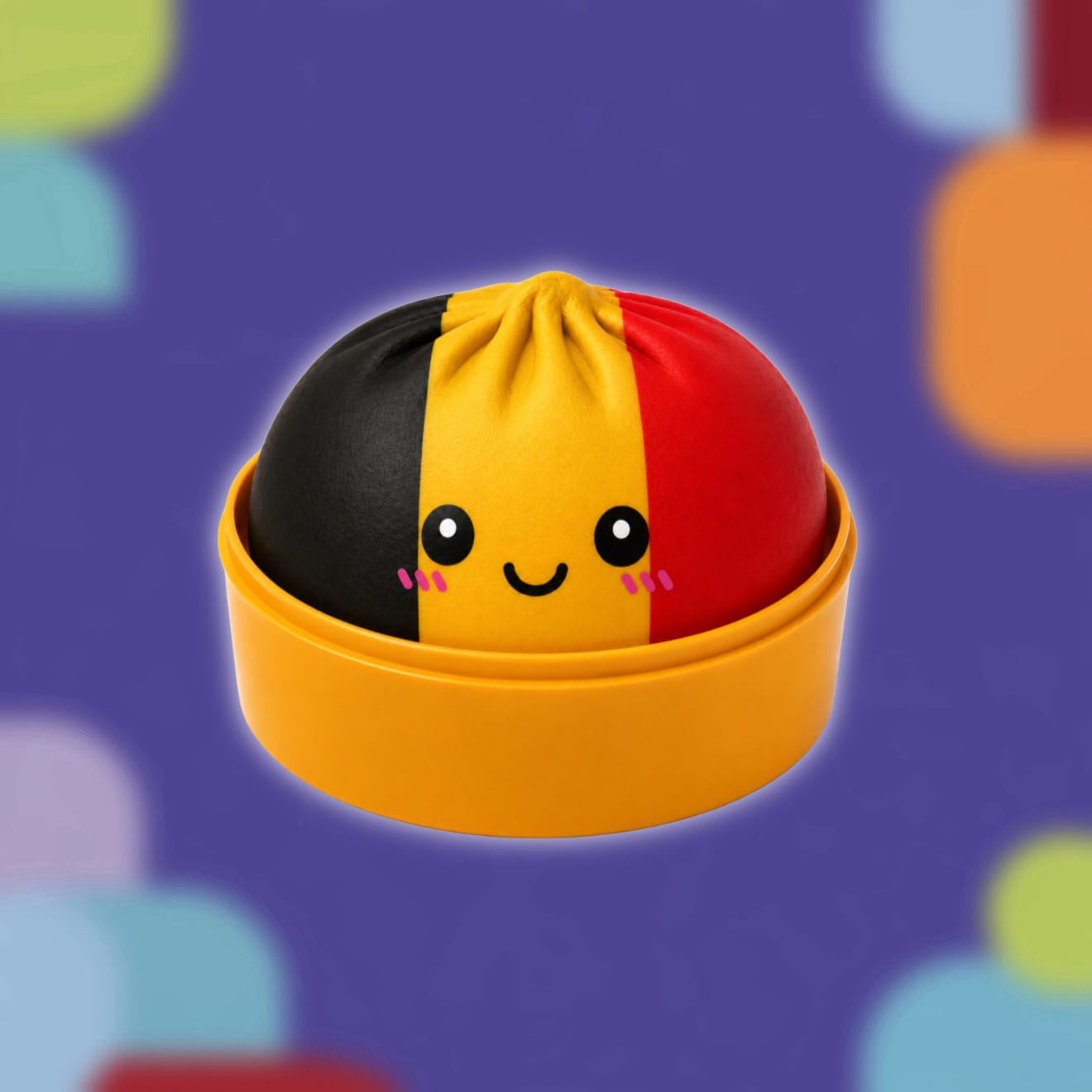 CandyPeak Squishy Squeeze Dumpling Buns - World Cup Edition 2026, Anti Stress Spielzeug (zufällige Farbe)