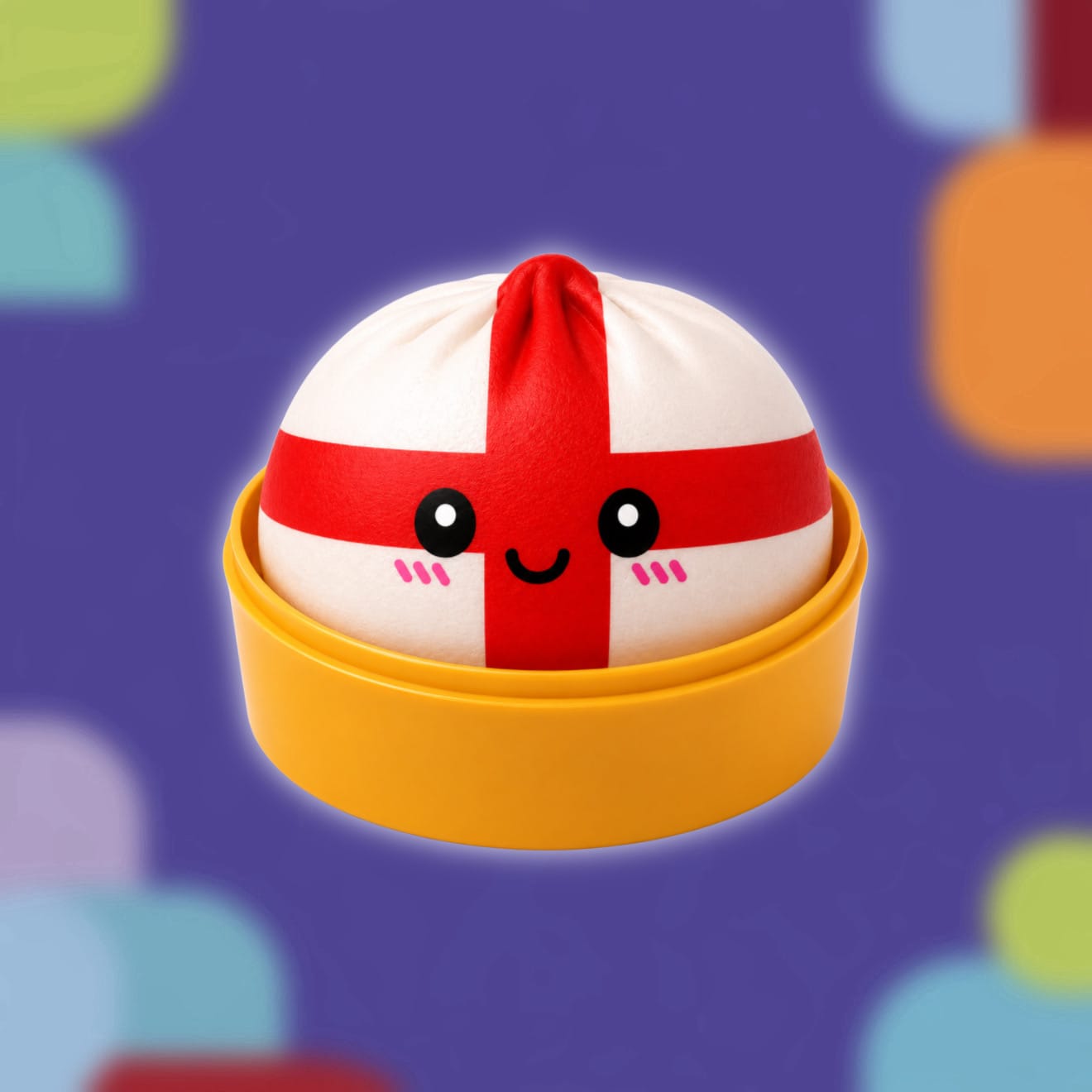 CandyPeak Squishy Squeeze Dumpling Buns - World Cup Edition 2026, Anti Stress Spielzeug (zufällige Farbe)